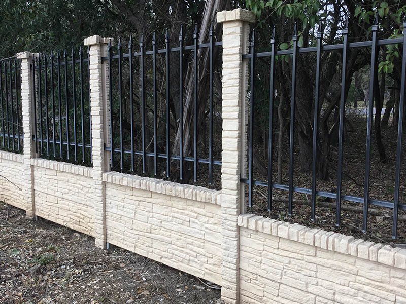 Wrought Iron Fence | Custom Masonry